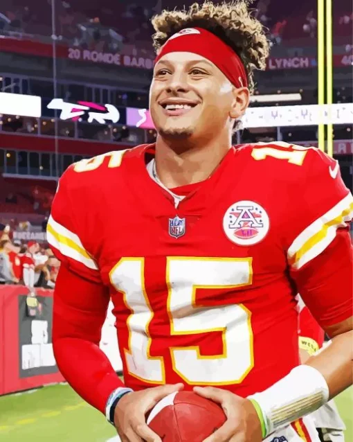 Patrick Mahomes Diamond Painting