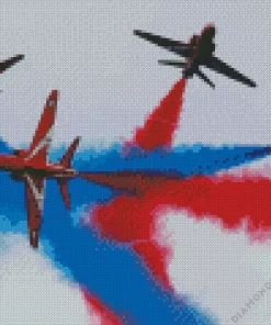 Red Arrows Diamond Painting