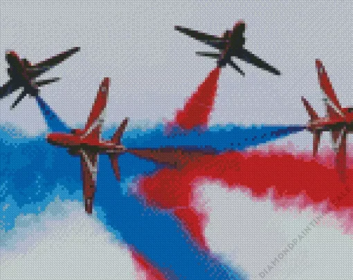 Red Arrows Diamond Painting
