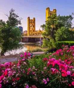 Sacramento City Bridge Diamond Painting