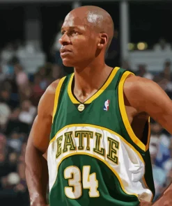 Seattle Supersonics Player Side Profile Diamond Painting