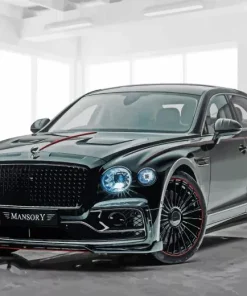 Bentley Flying Spur Black Car Diamond Painting