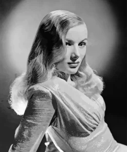 Black And White Veronica Lake Diamond Painting