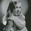 Black And White Veronica Lake Diamond Painting