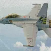 Flying Fa 18 Hornet Fighter Diamond Painting