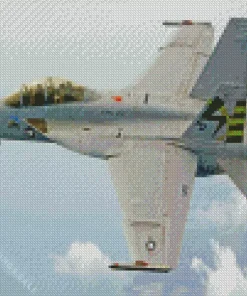 Flying Fa 18 Hornet Fighter Diamond Painting