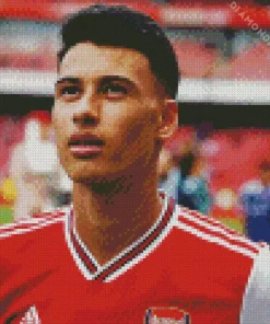 Gabriel Martinelli Brazilian Football Player Diamond Painting