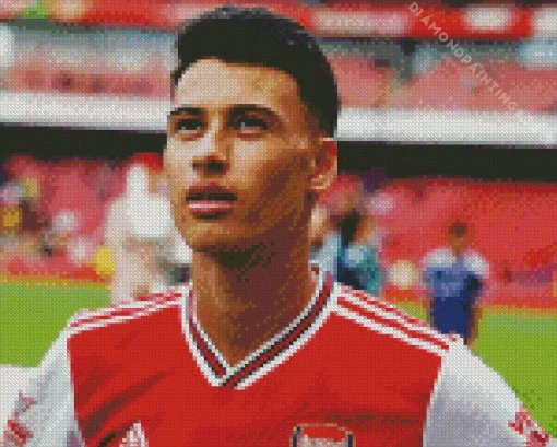 Gabriel Martinelli Brazilian Football Player Diamond Painting