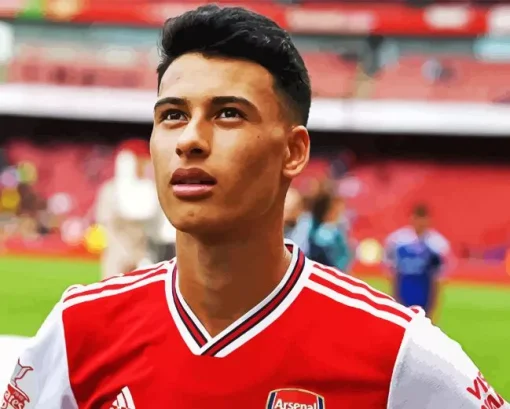 Gabriel Martinelli Brazilian Football Player Diamond Painting