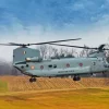 Indian Air Force Chinook Helicopter Diamond Painting