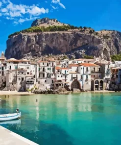Italy Sicily Boat Diamond Painting