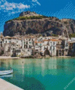 Italy Sicily Boat Diamond Painting