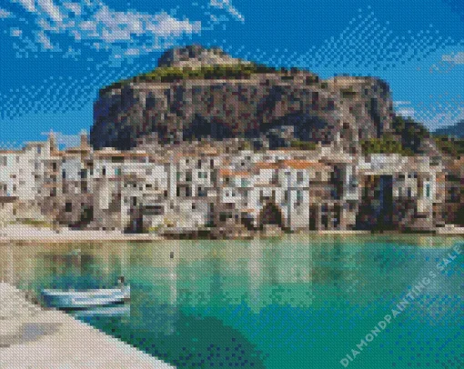 Italy Sicily Boat Diamond Painting
