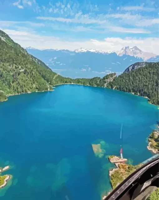 Lovely Water Lake Diamond Painting