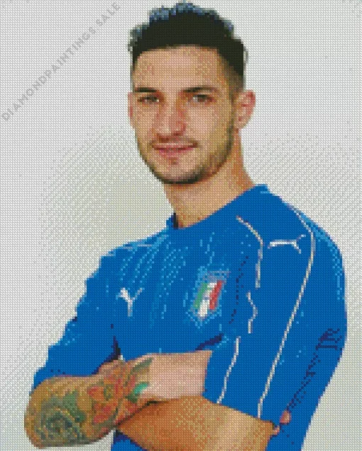 Matteo Politano Italian Football Player Diamond Painting