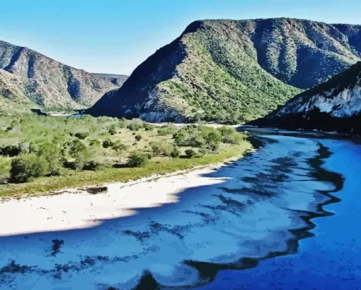 South Africa Kouga River Diamond Painting