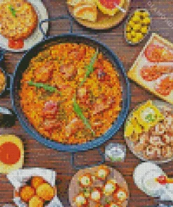 Spanish Food Diamond Painting