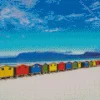 St James Beach Huts Diamond Painting