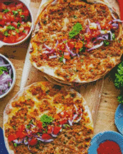 Turkish Lahmacun Bread Diamond Painting