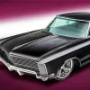 Black Buick Muscle Car Diamond Painting