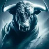 Black and White Bull Diamond Painting