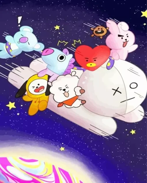 BTS BT21 Diamond Painting