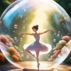 Bubble Ballerina Diamond Painting