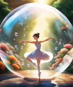 Bubble Ballerina Diamond Painting