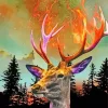 Bunring Buck Antlers Diamond Painting