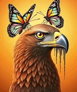 Butterfly Eagle Diamond Painting