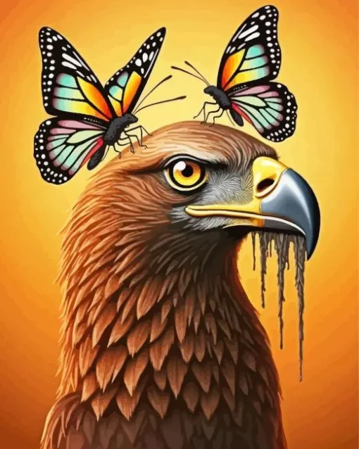 Butterfly Eagle Diamond Painting