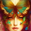 Butterfly Face Diamond Painting