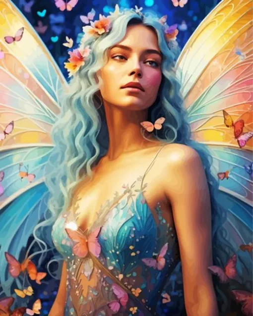 Butterfly Fairy Diamond Painting