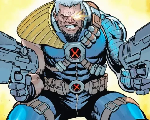 Cable X Men Diamond Painting