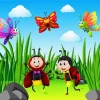 Cartoon Butterflies And Ladybugs Diamond Painting