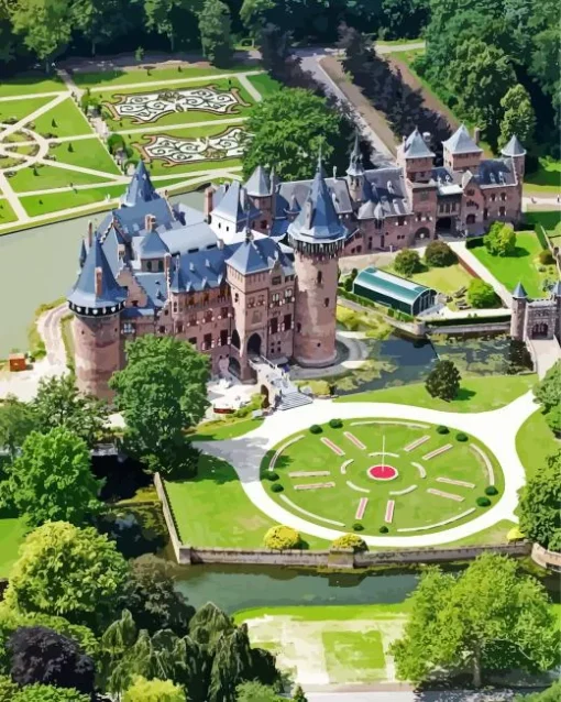 Castle De Haar Diamond Painting