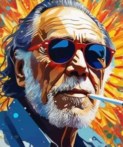 Charles Bukowski Art Diamond Painting