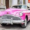 Classic Pink Buick Diamond Painting