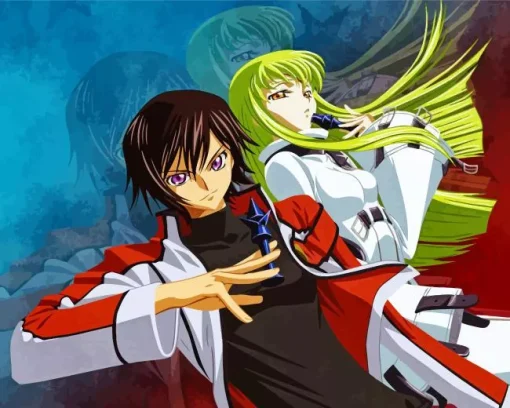 Code Geass Lelouch x CC Diamond Painting