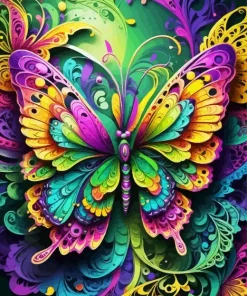 Colorful Butterfly Art Diamond Painting