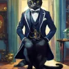 Gentleman Cat Diamond Painting