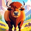 Easy Buffalo Diamond Painting