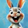Funny Rabbit Diamond Painting