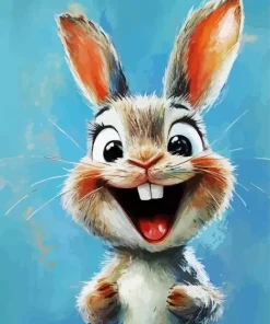 Funny Rabbit Diamond Painting