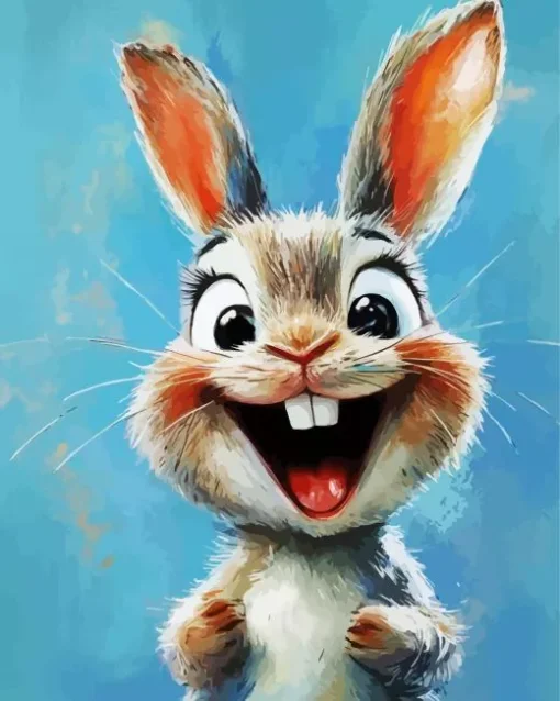 Funny Rabbit Diamond Painting