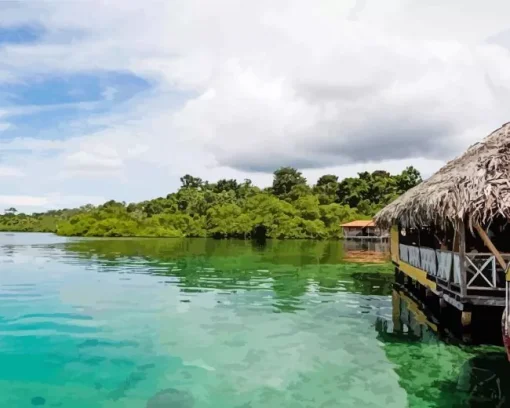 Guatemala Lachua Lake Diamond Painting