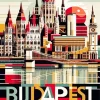Illustration Budapest Poster Diamond Painting