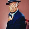 Old Buster Keaton Diamond Painting
