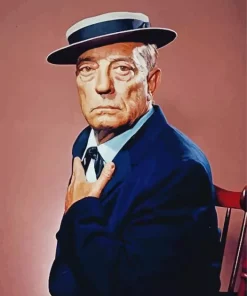 Old Buster Keaton Diamond Painting
