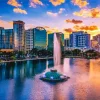 Orlando Florida Lake Eola Fountain Diamond Painting